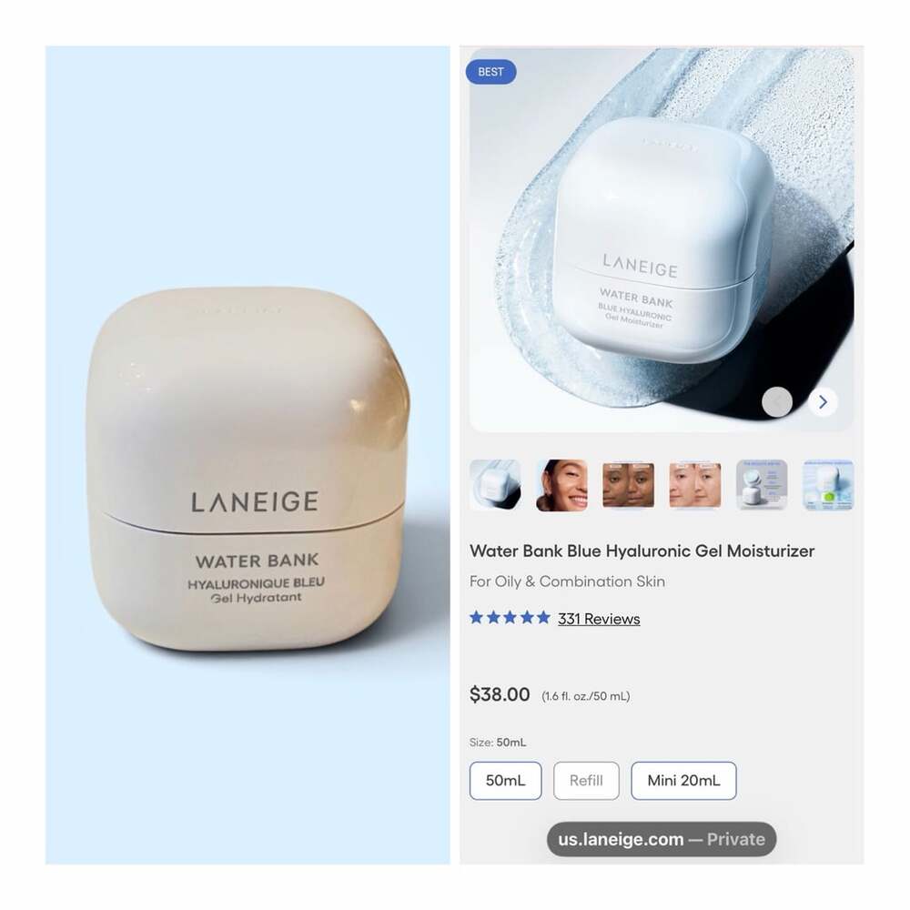 Laneige Water Bank Blue Hyaluronic Gel Moisturizer 50ml